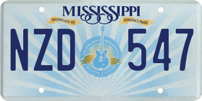 MS license plate NZD547