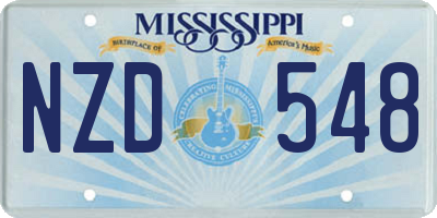 MS license plate NZD548