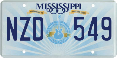 MS license plate NZD549