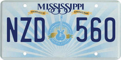 MS license plate NZD560