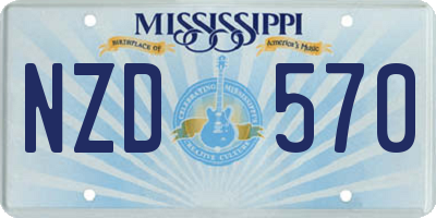 MS license plate NZD570