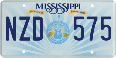 MS license plate NZD575