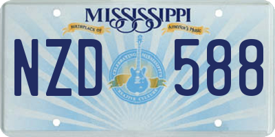 MS license plate NZD588