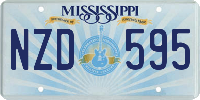 MS license plate NZD595