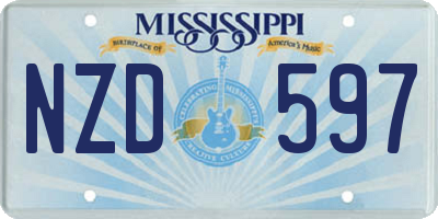 MS license plate NZD597