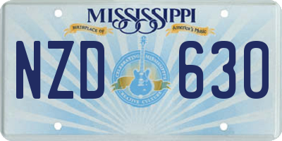 MS license plate NZD630