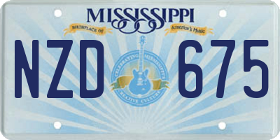 MS license plate NZD675