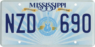 MS license plate NZD690