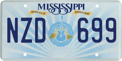 MS license plate NZD699