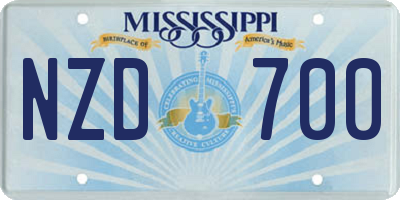 MS license plate NZD700