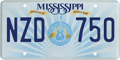 MS license plate NZD750
