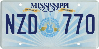 MS license plate NZD770
