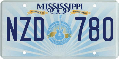 MS license plate NZD780