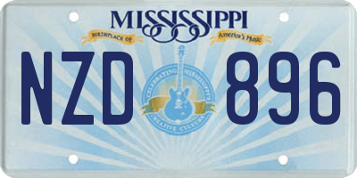 MS license plate NZD896