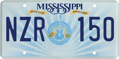 MS license plate NZR150