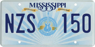 MS license plate NZS150