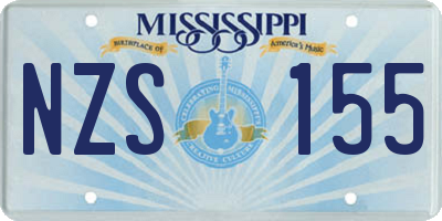 MS license plate NZS155