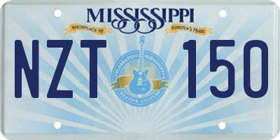 MS license plate NZT150