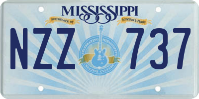 MS license plate NZZ737