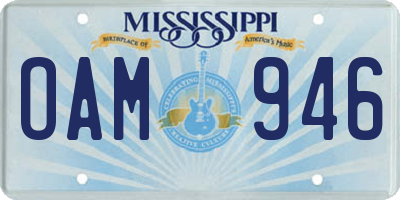 MS license plate OAM946