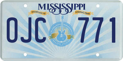 MS license plate OJC771