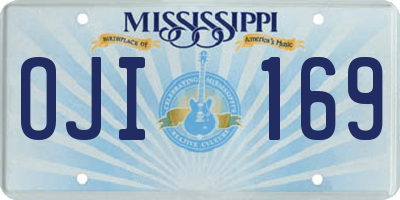 MS license plate OJI169