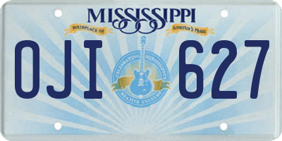 MS license plate OJI627