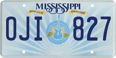 MS license plate OJI827