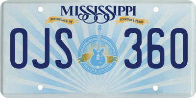 MS license plate OJS360