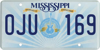 MS license plate OJU169