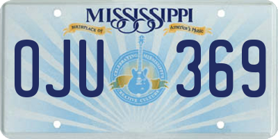 MS license plate OJU369