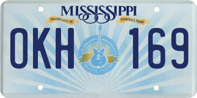 MS license plate OKH169