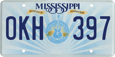 MS license plate OKH397