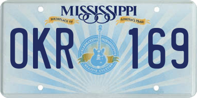 MS license plate OKR169