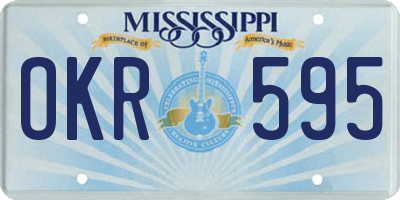MS license plate OKR595