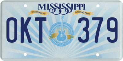 MS license plate OKT379