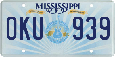 MS license plate OKU939