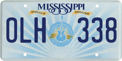 MS license plate OLH338
