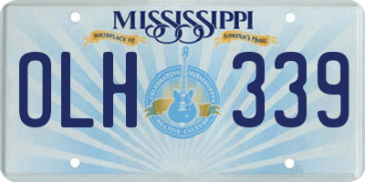 MS license plate OLH339