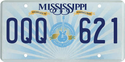 MS license plate OQQ621