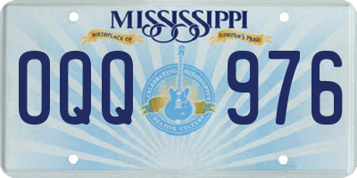 MS license plate OQQ976