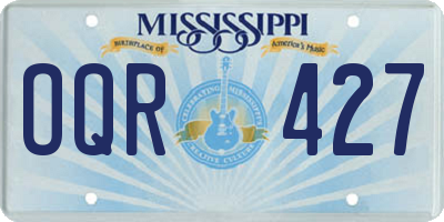 MS license plate OQR427