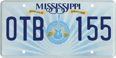 MS license plate OTB155