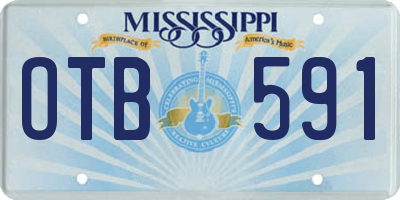 MS license plate OTB591