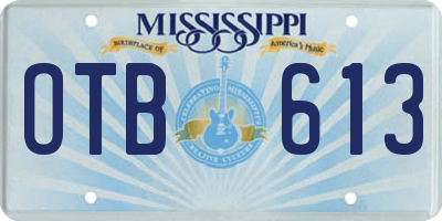 MS license plate OTB613