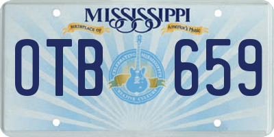 MS license plate OTB659