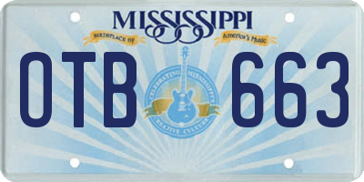 MS license plate OTB663