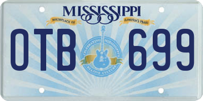 MS license plate OTB699
