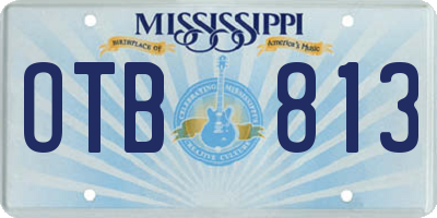 MS license plate OTB813