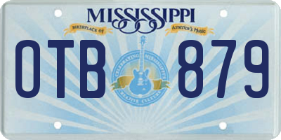 MS license plate OTB879